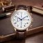 Chronographe pour homme avec bracelet en cuir - 6