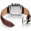 Retro herenhorloge met leren band - 6