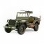 Willys Jeep MB met aanhanger en geschut - 6