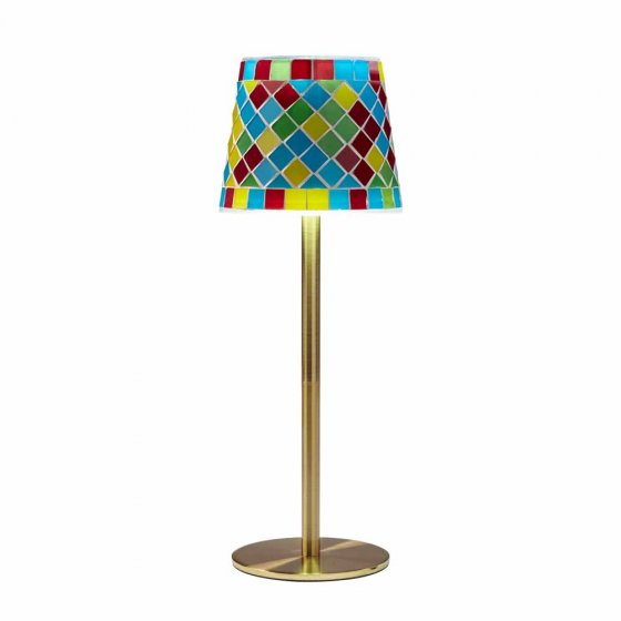 Lampe de table mosaïque solaire 