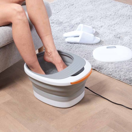 Bain de pieds bouillonnant pliant 