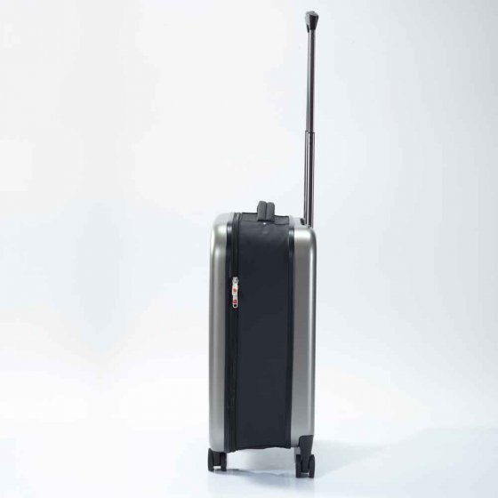 Valise ultra plate à roulettes Gris