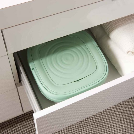 Opvouwbare miniwasmachine 