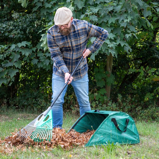 Bladverzamelaar met veegfunctie 