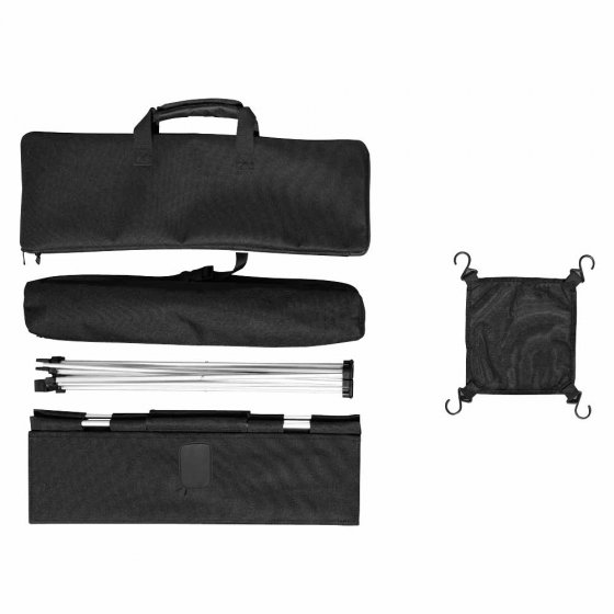 Inklapbare campingtafel met zonnepaneel 