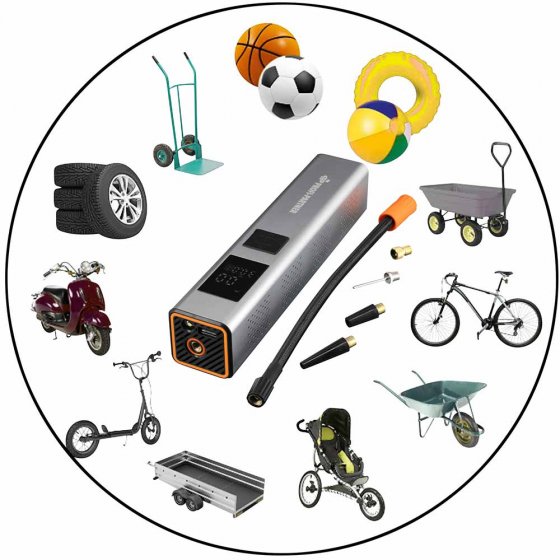 Compresseur sans fil rechargeable 