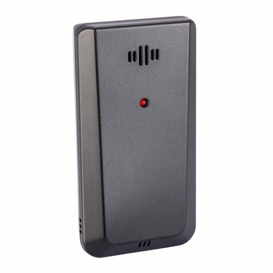 Digitale weerstation met radio-gestuurde klok "Hout" 