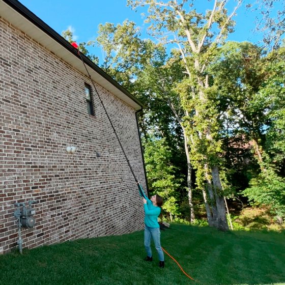 Extra dakgootborstel 