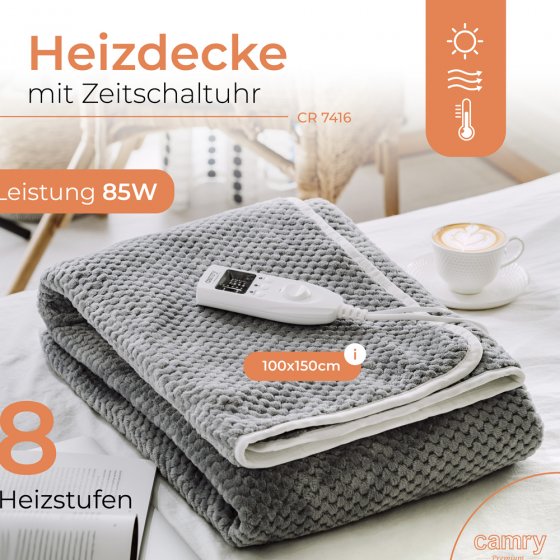 Elektrische verwarmingsdeken opleg 