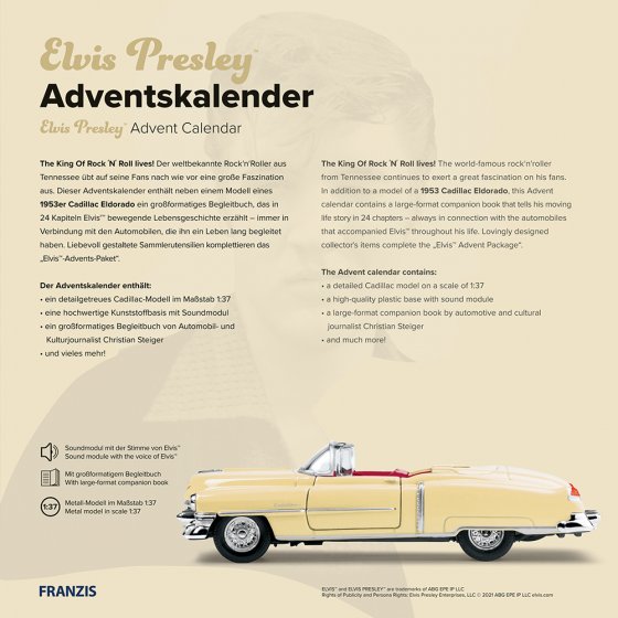 Calendrier de l’Avent Elvis Presley 