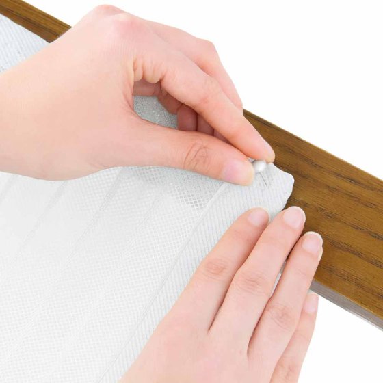 Insectenhor met magneetsluiting, wit 