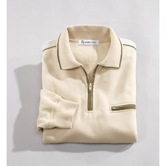 Sweater met ritsslui.,navy XXL 