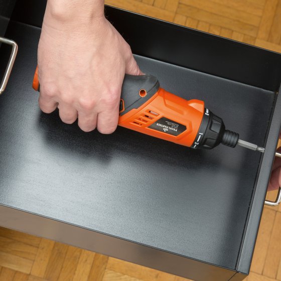 Accuschroevendraaier met variabele handgreep 