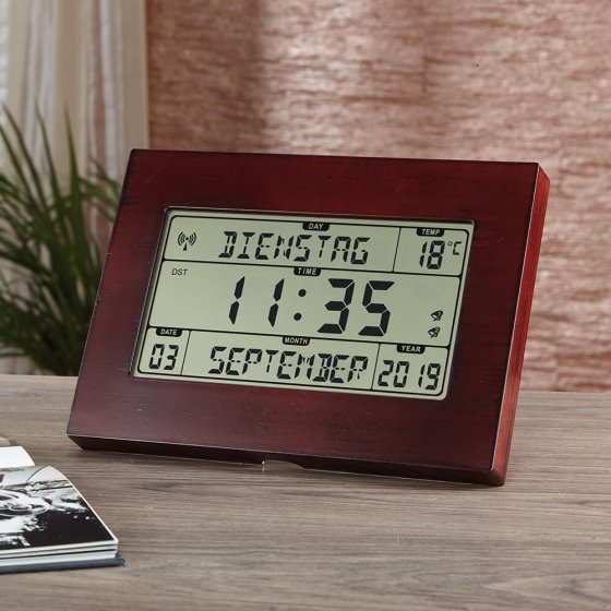 Kalender-radiografische klok 