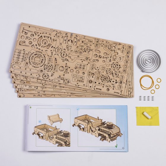 Maquette en bois camionnette 