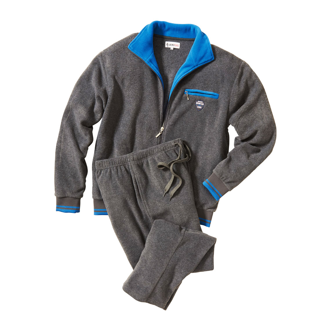 Pyjama thermique en coton à 2 pièces pour femme