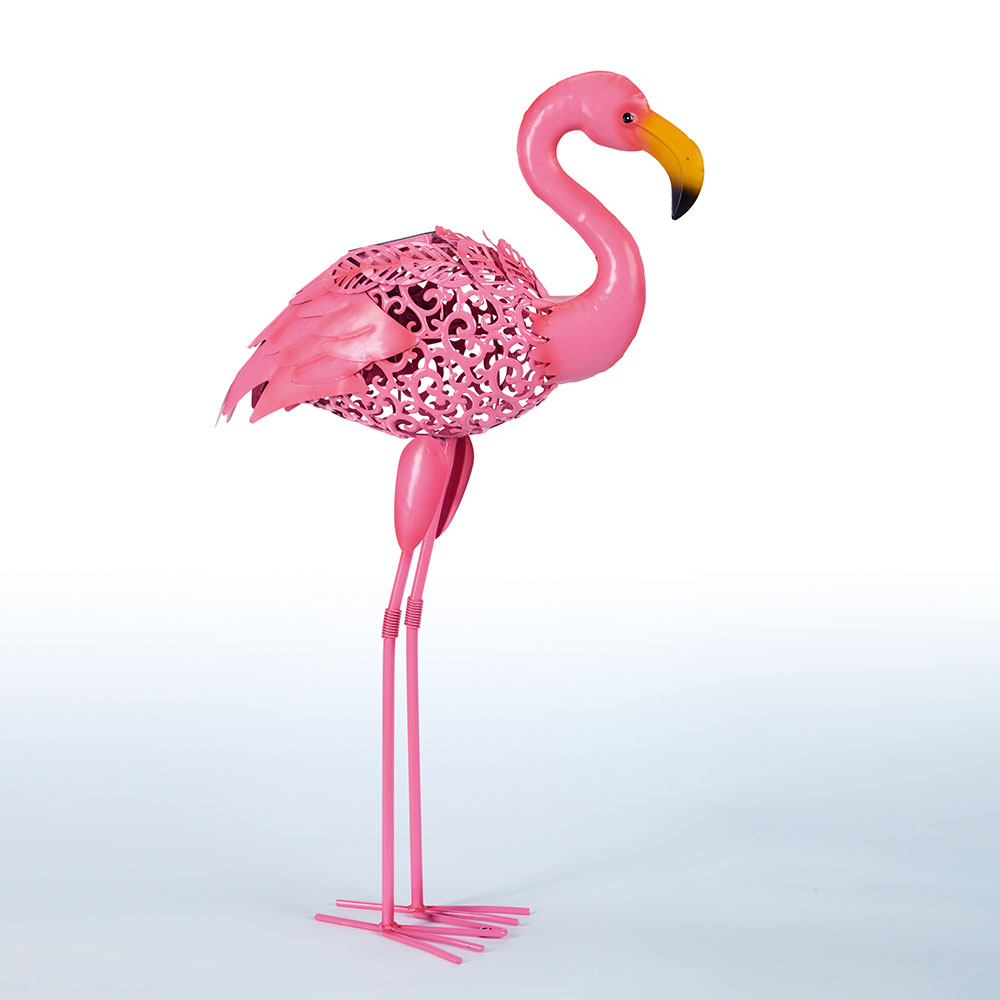 Flamant rose solaire pour le jardin EUROtops.be — free download